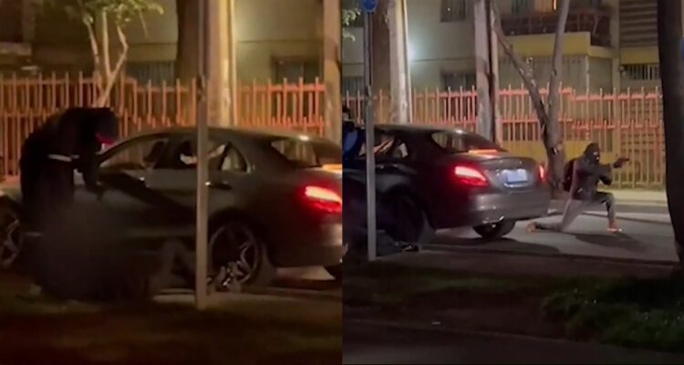 Graban violenta encerrona en La Reina: delincuentes dispararon y apuntaron con armas a testigos