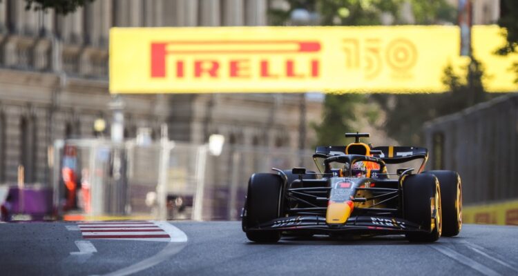 Fórmula 1: Max Verstappen celebró en Azerbaiyán.