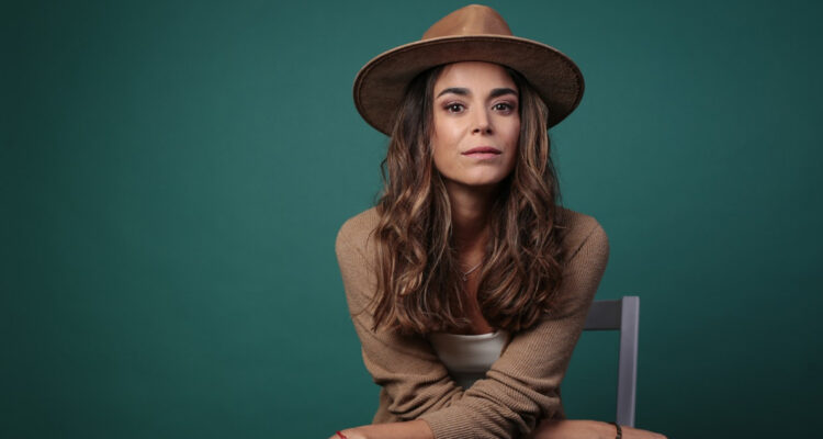 La actriz ignacia Baeza personificando a Sofía de La Ley de Baltazar.