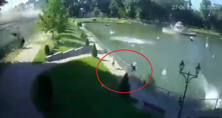 Video muestra impacto de misil ruso en centro comercial de Kremenchuk habían niños cerca