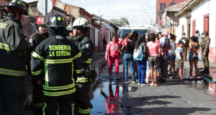 Incendio en cité de La Serena