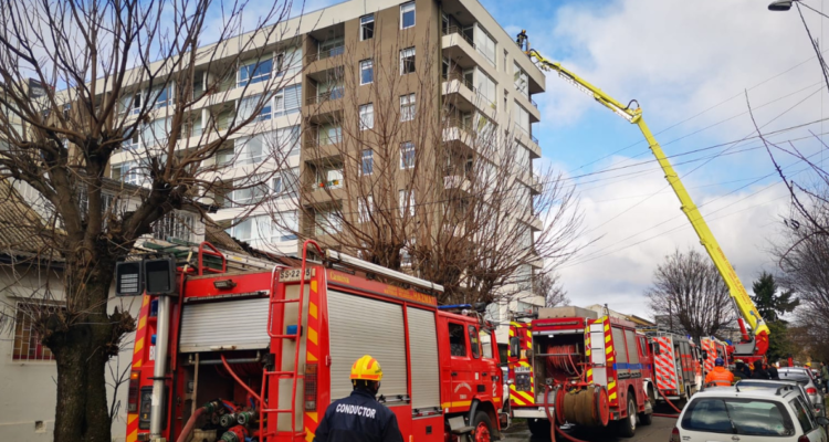 incendio edificio de Temuco