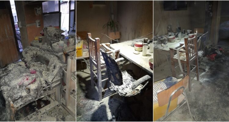 Incendio en vivienda de Concepción