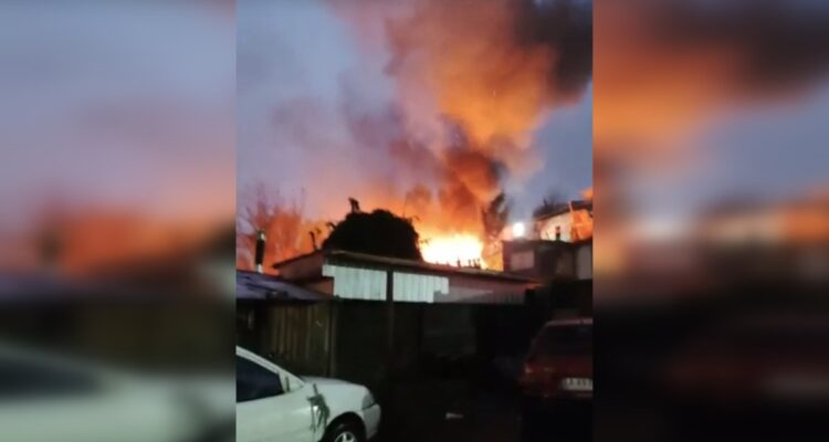 Incendio de vivienda en Talcahuano