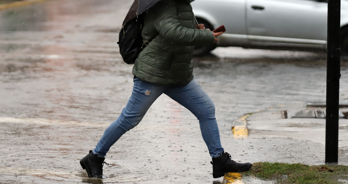 intensas lluvias en región de los lagos