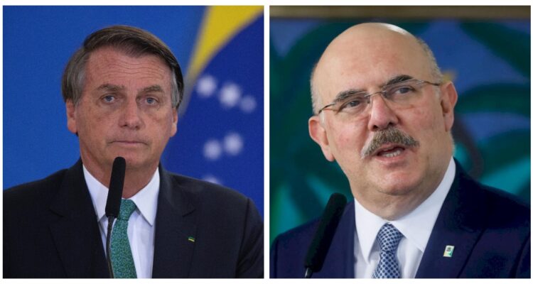 Jair Bolsonaro y Milton Ribeiro