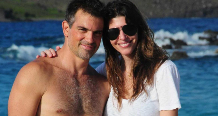Jennifer Dulos y su marido en tiempos felices