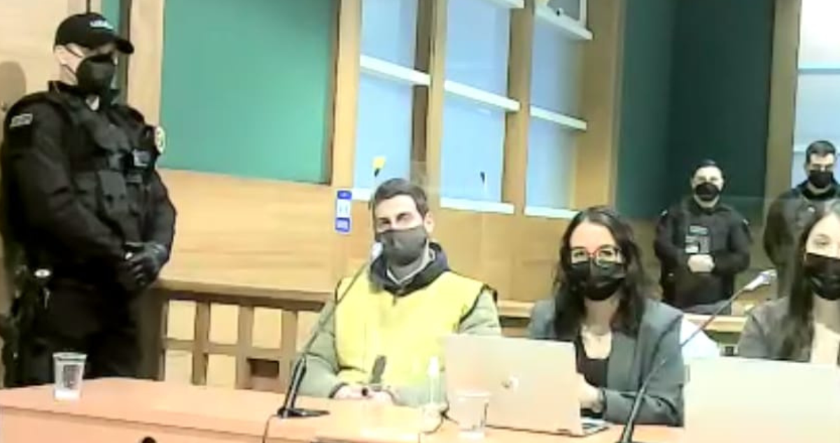 Comenzó juicio contra Martín Pradenas