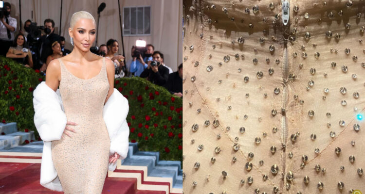 Kim Kardashian niega daños a vestido de Marilyn Monroe