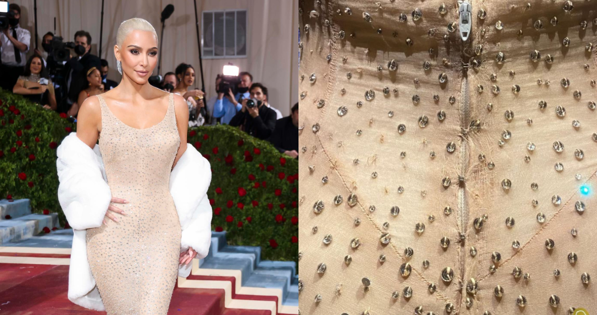 Kim Kardashian niega daños a vestido de Marilyn Monroe