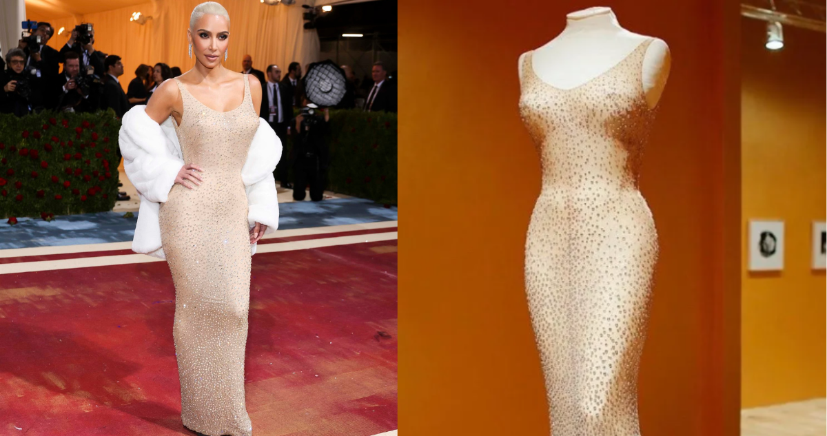 Museo de Marilyn Monroe mostró los daños que dejó Kim Kardashian al usar su  vestido en la Met Gala | TV y Espectáculo | BioBioChile