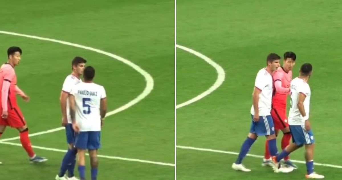 Dos cracks de La Roja casi a las manos ante Corea del Sur