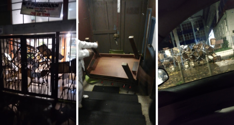 Al menos tres liceos amanecen tomados en Concepción.