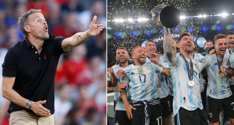 Luis Enrique le bajó el perfil al baile de Argentina ante Italia