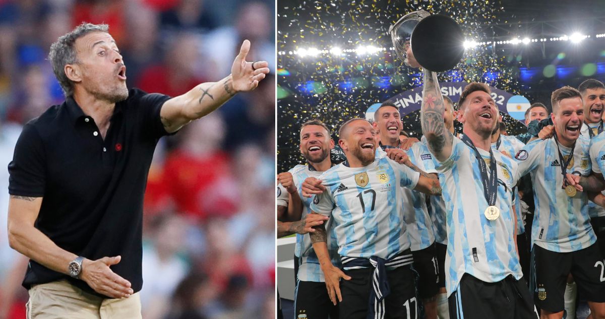 Luis Enrique le bajó el perfil al baile de Argentina ante Italia