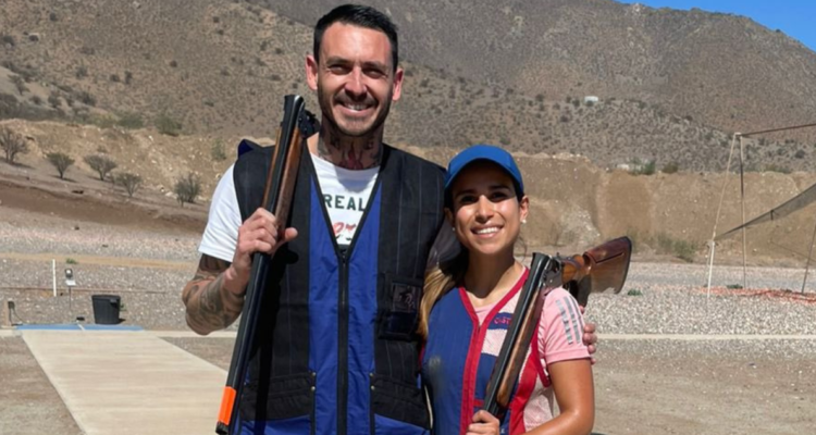 Mauricio Pinilla y Francisca Crovetto.