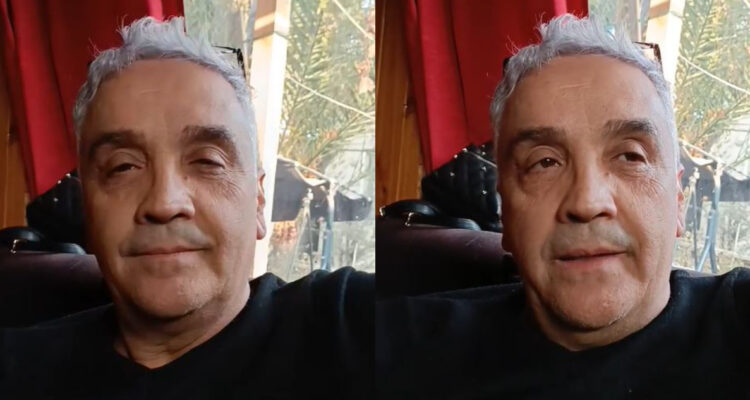 Memo Bunke hablando en el video sobre su enfermedad.