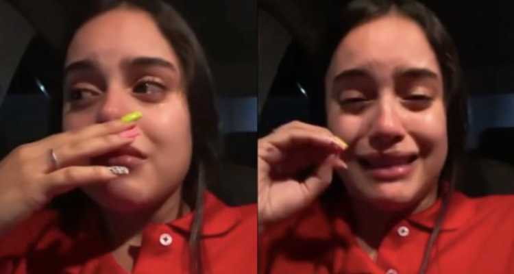 Mesera llora no recibir propina