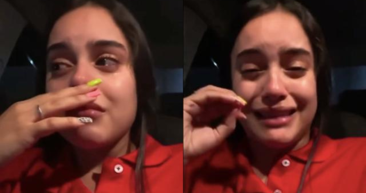 Mesera llora no recibir propina