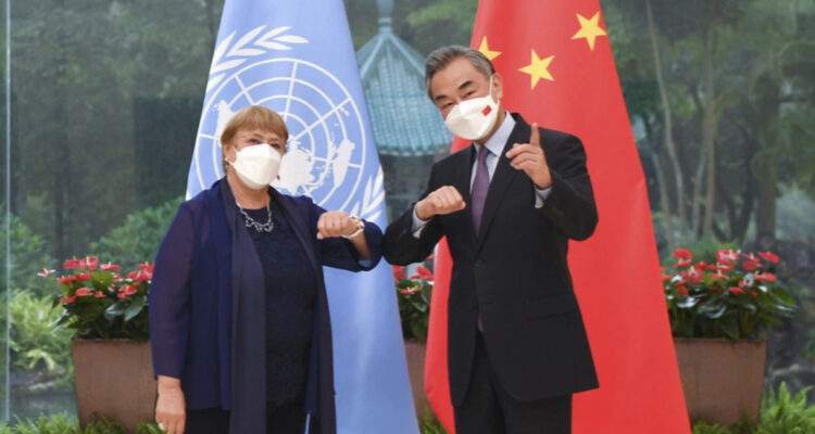 Michelle Bachelet en China.