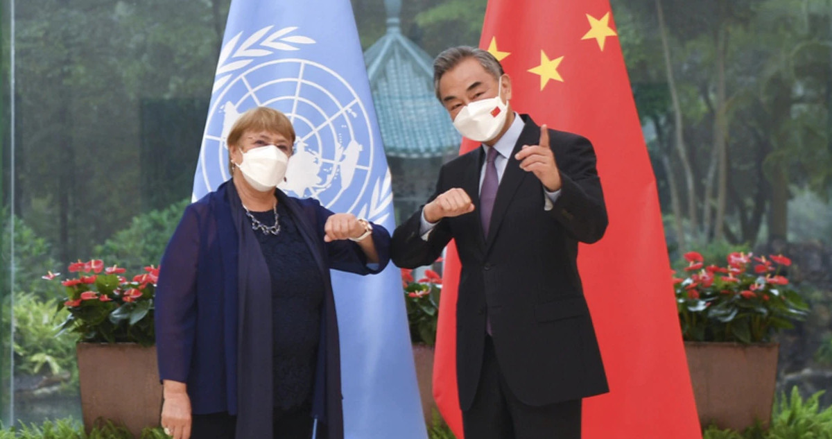 Michelle Bachelet en China.