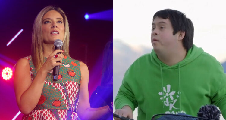 La periodista Mónica Rincón y Luis Rodríguez, el actor de La Ley de Baltazar.