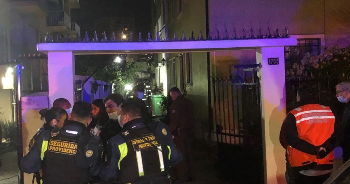 Adulta mayor muere tras incendio en un departamento de Providencia
