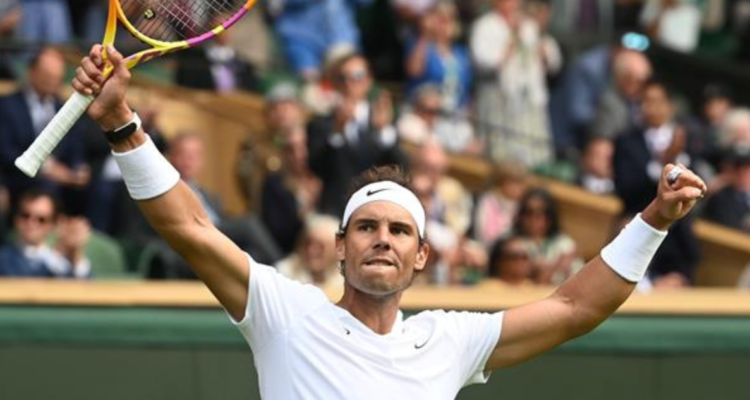 Rafael Nadal ganó en Wimbledon.
