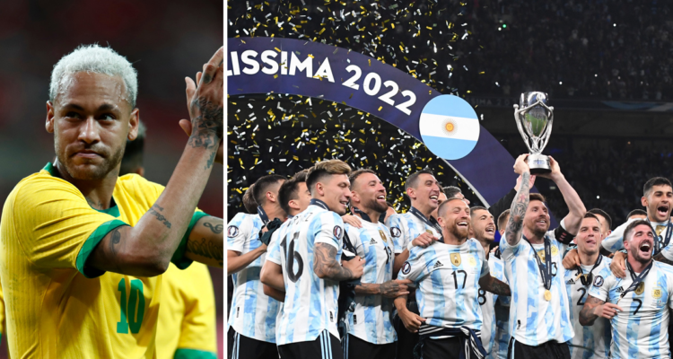 Neymar barrió con los festejos argentinos luego de la Finalissima.