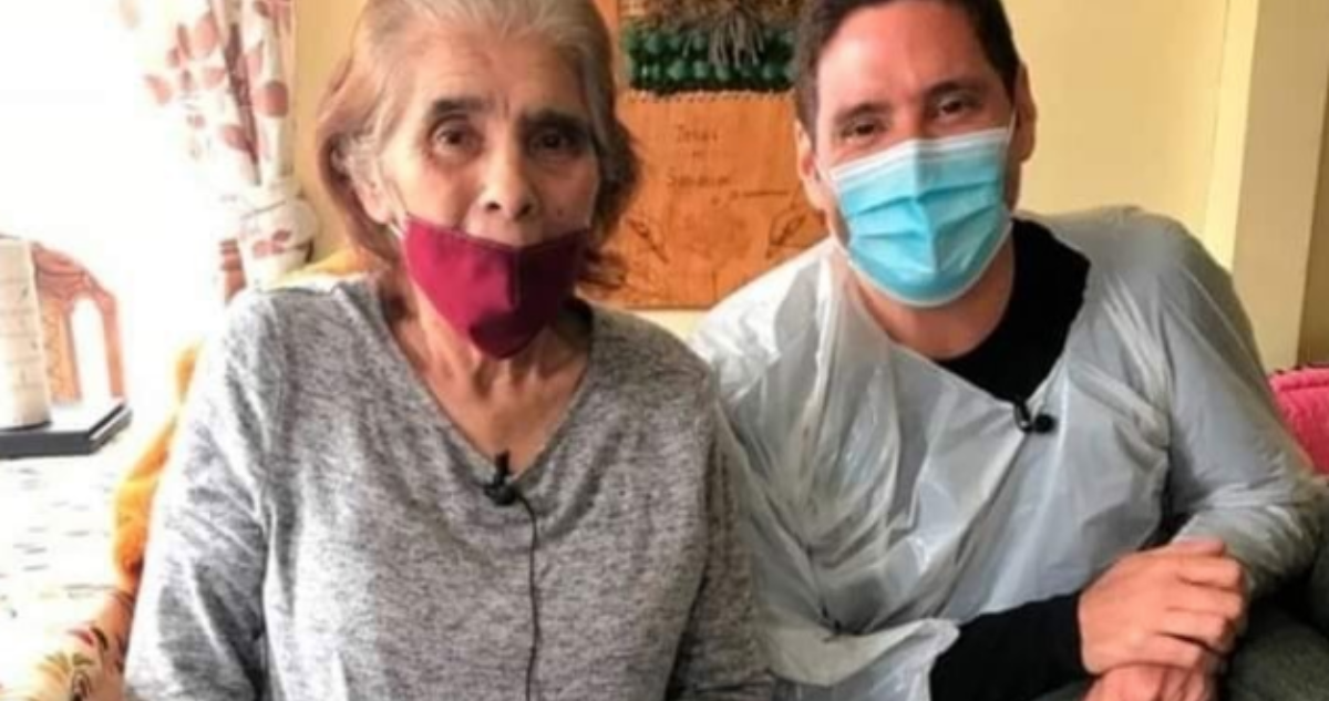 Francisco Saavedra junto a Lidia Cárdenas