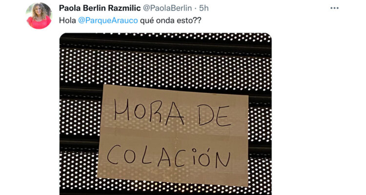 ¿Qué onda Parque Arauco? Hora de Colación Paola Berlin