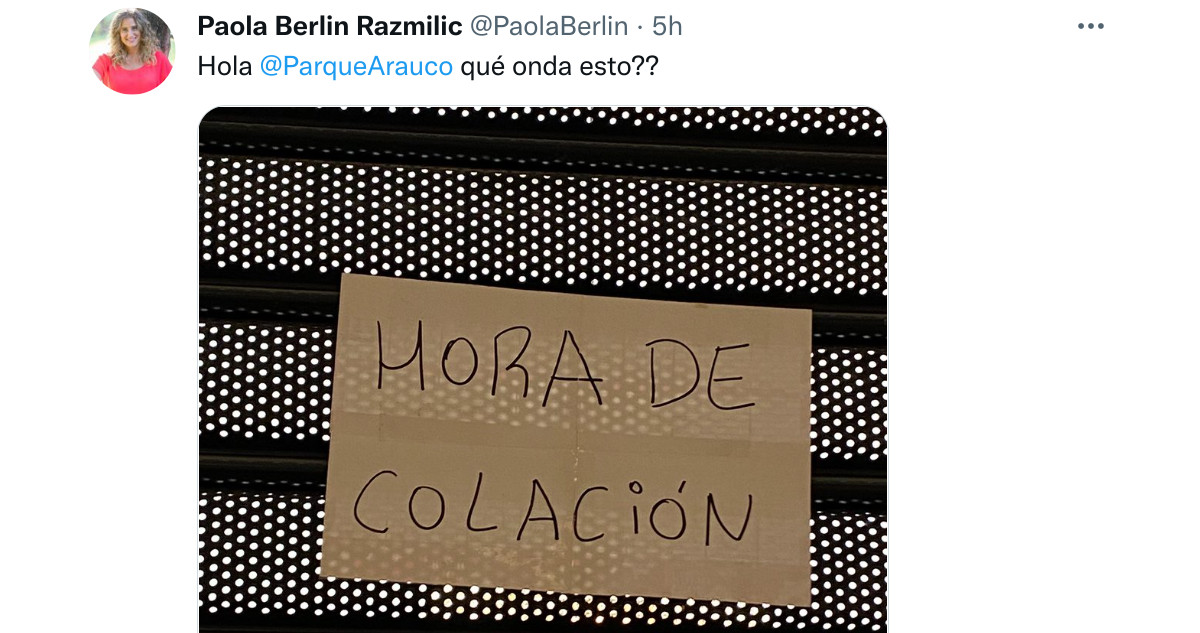 ¿Qué onda Parque Arauco? Hora de Colación Paola Berlin