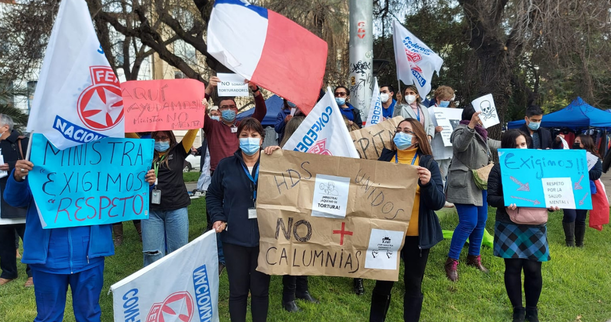 trabajadores psiquiátrico paro torturas