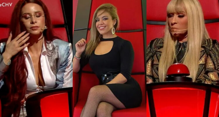 Las coaches Cami y Yuri y la ex concursante de The Voice.