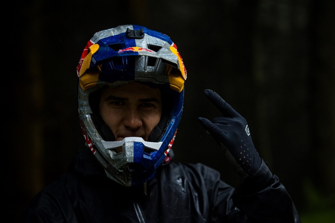 Pedro Burns compete in Europe for the Enduro World Series