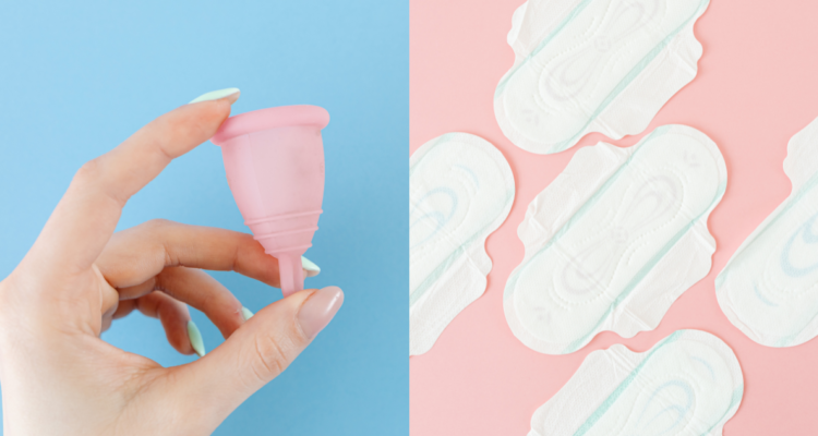 productos de higiene: calzones menstruales y copa