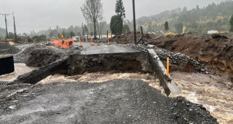 Al menos 20 familias aisladas en la provincia de Osorno por sistema frontal.