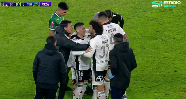 El duro encontrón de Quinteros con Falcón en Colo Colo por Copa Chile