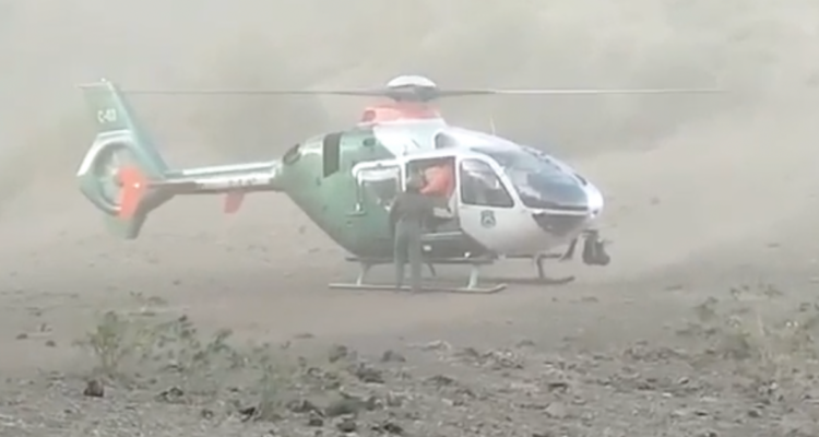 Rescatan a excursionista que se accidentó en cerro Las Vizcachas en Las Condes
