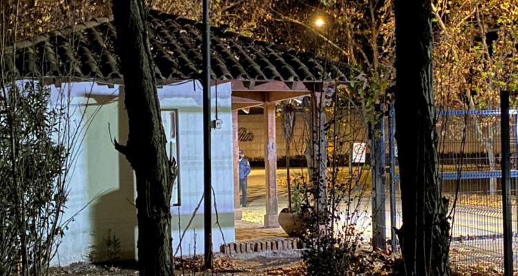 Foto de museo robado este domingo por delincuentes.