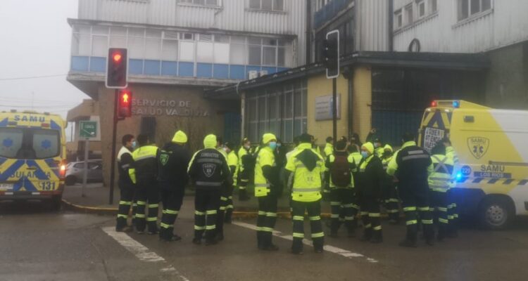 SAMU manifestación en Valdivia