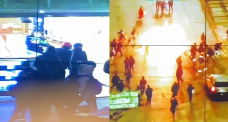 Saqueo e incidentes en la Alameda