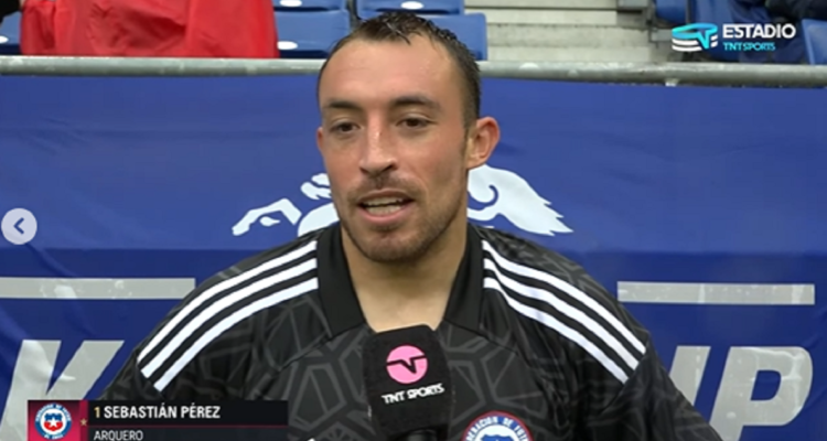Sebastián Pérez tras el duelo de Chile ante Ghana.