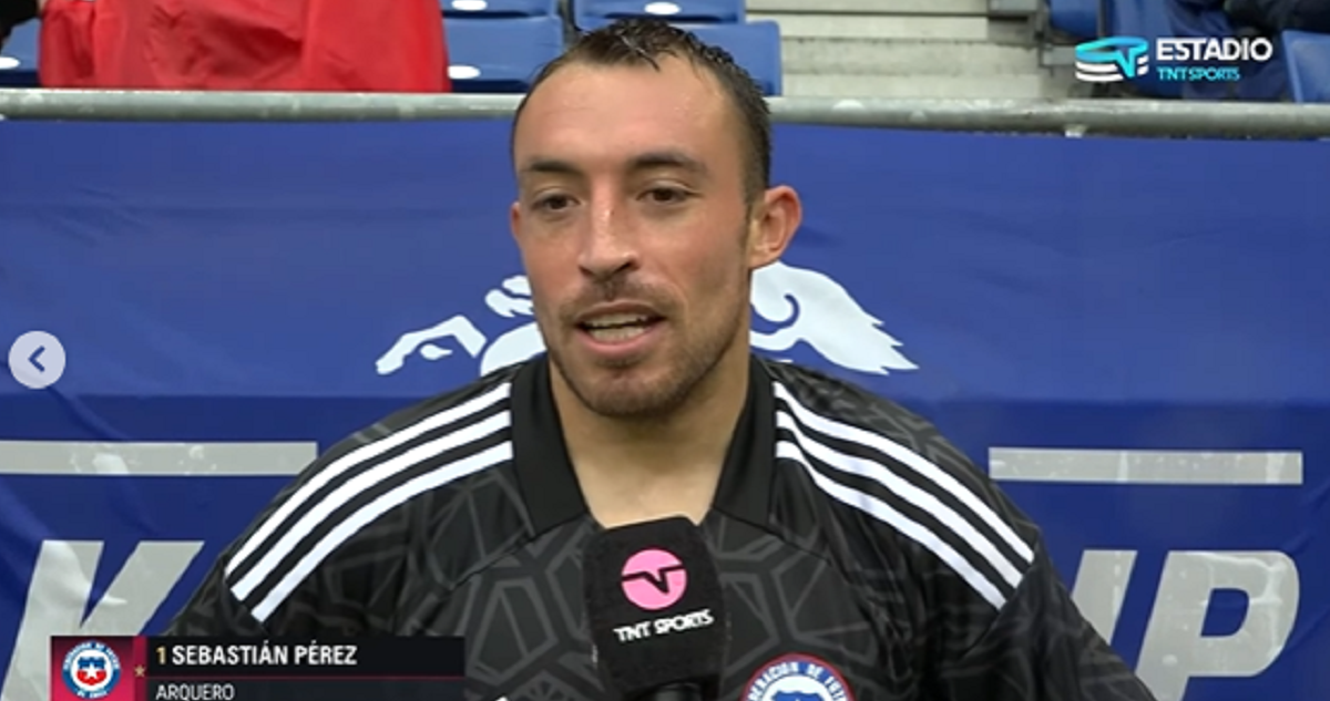 Sebastián Pérez tras el duelo de Chile ante Ghana.