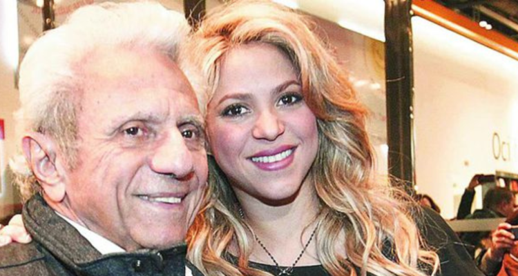 Shakira y su padre