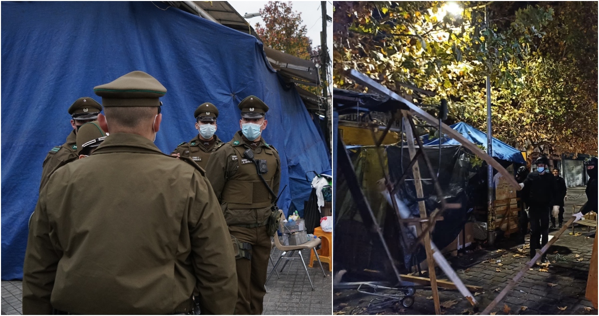 Detenidos en Barrio Meiggs