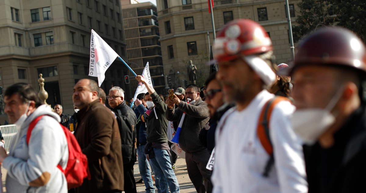 Trabajadores Codelco Ventanas por cierre