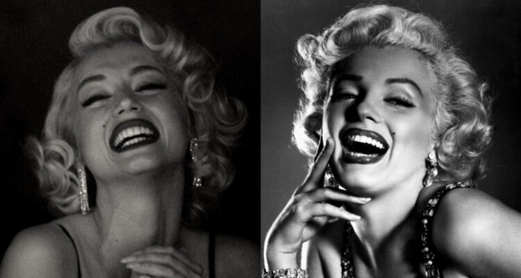 Ana de Armas c como Marilyn Monroe