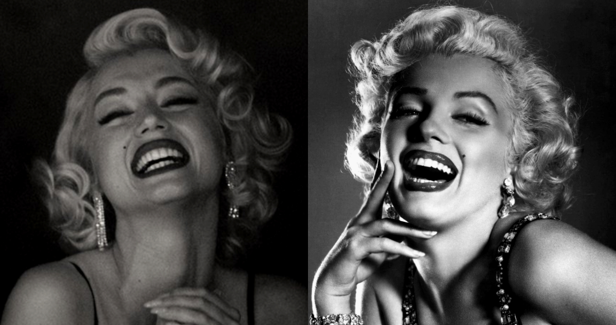 Ana de Armas c como Marilyn Monroe
