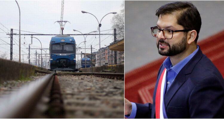 Tren entre Valparaíso-Santiago